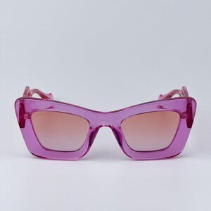 Gucci Women BRAND NEW Sunglasses Pink Gradient Violet Butterfly  GG1552S 003